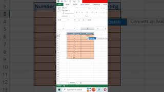 Number Counting into Roman Counting Formula in Excel | Roman Counting Formula in Hindi | #excel