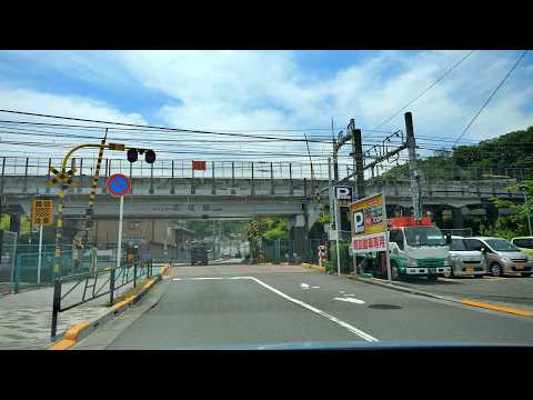 高尾街道 → 高尾駅 周辺の市道：国道20号交点～浅川74号線交点 [ 八王子市 4K/60p 車載動画 2024 ドライブ]