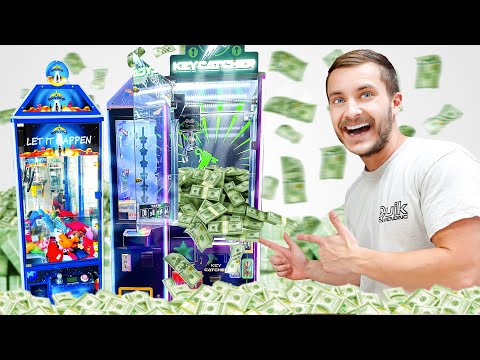 Collecting Money From Our NEW Claw Machine!