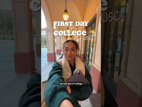 First Day of College at USC After Winter Break…❄️🎧📓#college #usc #dayinmylife #student #university