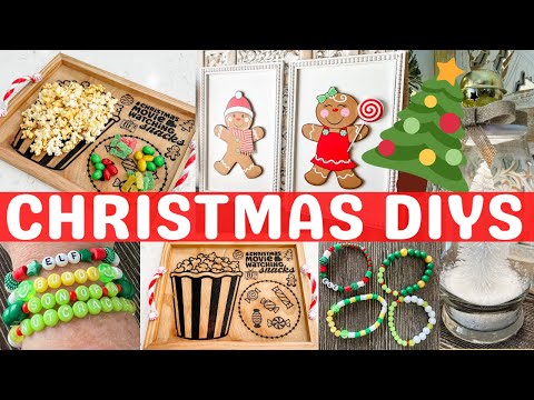 🎄These EASY & FUN CHRISTMAS DIYS will make you HAPPY (SAVE MONEY with these Christmas Decor Crafts)