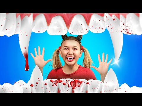 Birth To Death of a Vampire! Extreme Vampire Survival Hacks in Real Life by La La Life Emoji