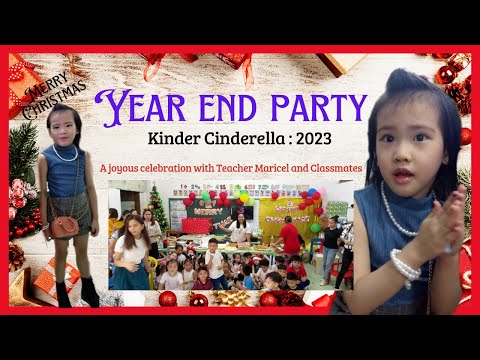 CAES YEAR END PARTY || Kinder Cinderella 2023 #christmasparty2023 #kidsgames