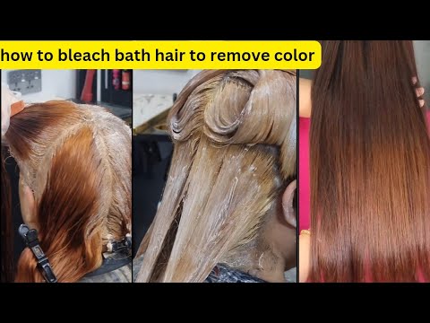 How to Bleach Wash Hair Treatment || Heena Coated Hair treatment