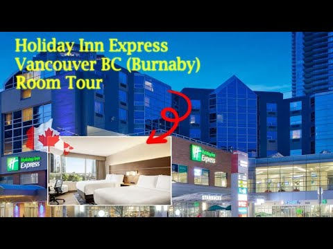 Holiday Inn Express Vancouver-Metrotown (Burnaby): 2 Queen Top Floor Room Tour🇨🇦