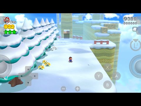 Winter Levels Gameplay Super Mario 3D World 🎄 Android Sudachi Gameplay Xiaomi 11T Pro 12RAM SD888