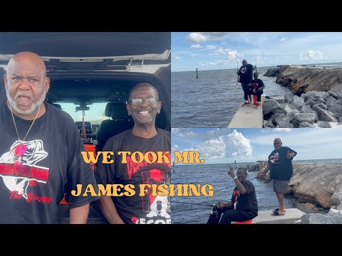 WE TOOK MR JAMES FISHING #fypyoutube #fishing #familyfun #familyfishing #explorepage #fish