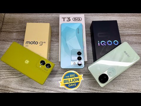 Moto G85 5g vs Vivo T3 5g vs Iqoo Z9s 5g - Flipkart Sale Discount 🔥| Best Camera 📸 | 12gb ram