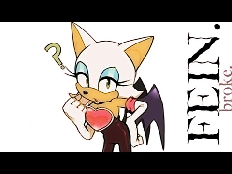 ⚠️*slight flash warning*⚠️ BROKE FEIN | Rouge The Bat Fanart