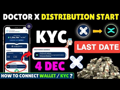 DoctorX wallet Submition Process || How to Submit MultiverseX Adress in Doctorx | Sidra Kya Problem