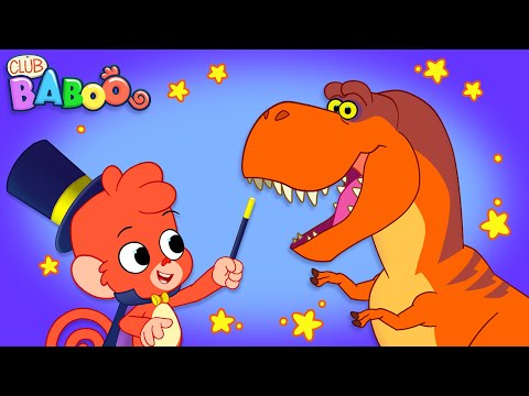 Magic Baboo | Scary Dinosaurs | Learn Dinosaur Names with Club Baboo's Dinosaur ABC | TRex