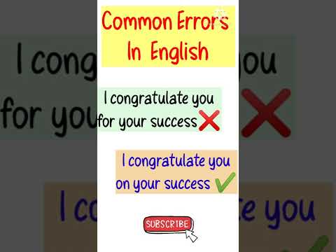 #shorts //Common Error In English | Daily Use Sentences