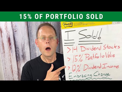 I SOLD 14 Dividend Stocks This Week!