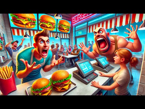 This is a New Chaotic Fast Food Simulation Game! | Fast Food Simulator