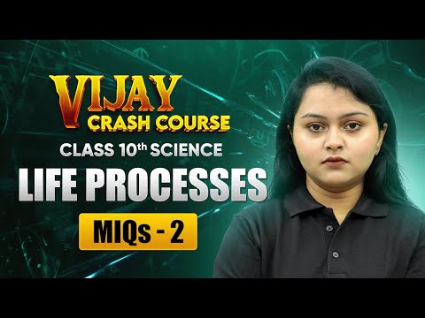 Life Processes - Most Important Questions (Part 2) | Class 10 Science Chapter 5 | Crash Course #live