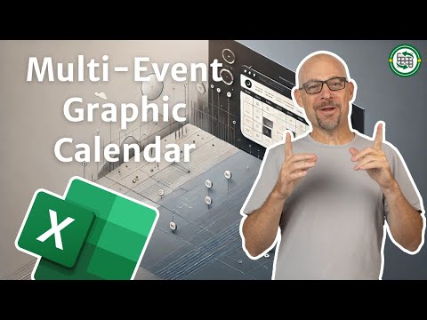 Convert a List of Events into a Graphical Calendar in Excel