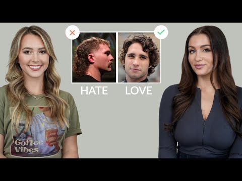 2022 Men’s Hairstyles That Women Love & Hate | Courtney & Hallee React