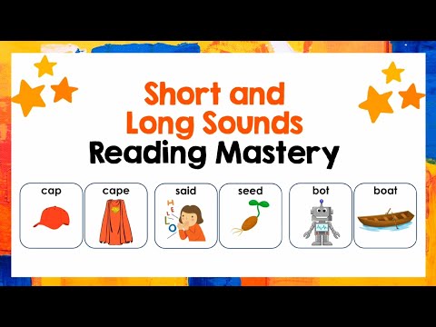 Short Vowels and Long Vowels | Reading for Grade 1 and Kindergarten | Reading Comprehension