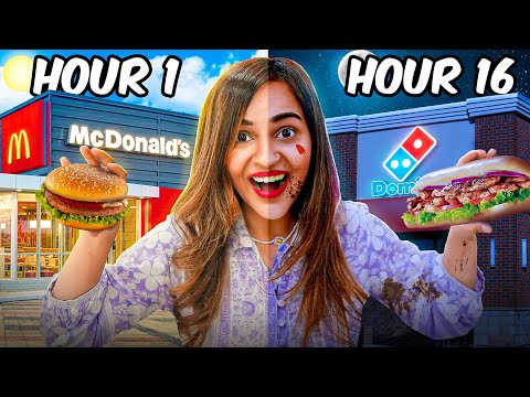 I Ate Fast Food Every Hour for an ENTIRE Day..