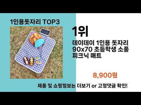 1인용돗자리   추천   BEST 3  올해 인기상품  3ㅣ추천템ㅣ생활 꿀템