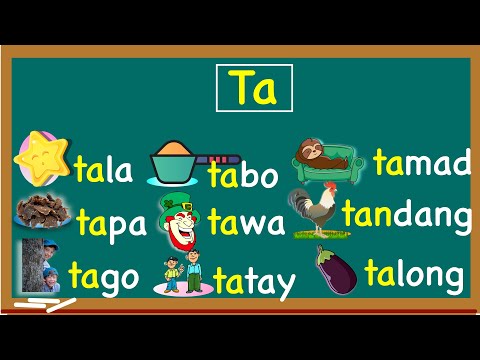 Pantig "TA" || Mga Salita na may "TA"