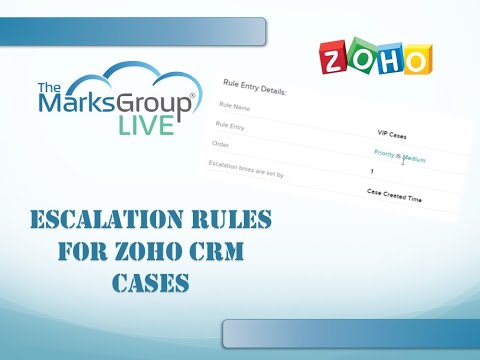 Zoho CRM Escalation Rules