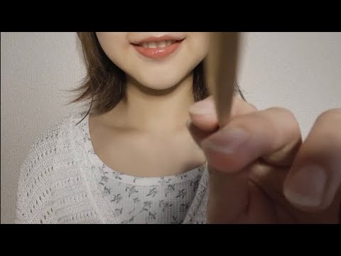 ASMR  耳かきするかい？（カリカリ囁き、マウスサウンド、オノマトペ）