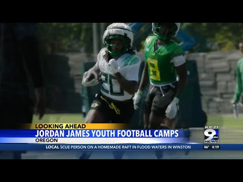 Ducks running back Jordan James hosting youth football camps