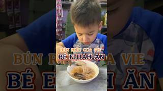 #165 1st time bé lai ăn bún riêu cua và cái kết|Phuong Pham Millman Kidfamily