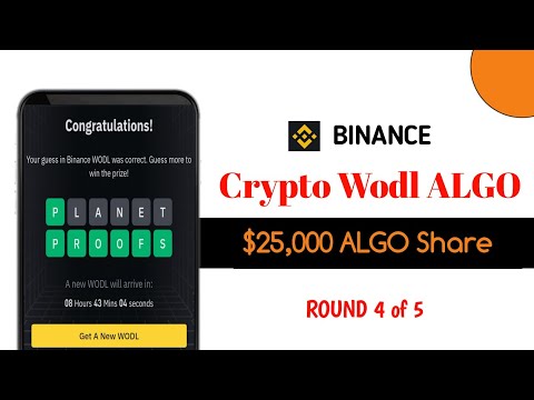 Binance crypto wodl complete answers Algo || Crypto wodl 5,6 letters theme Eco Friendly Blockchain