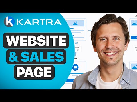 How to Create a Website & Sales Page in Kartra | Step-by-Step Kartra Tutorial