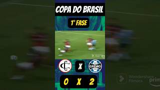 Copa do Brasil | Campinense 0 x 2 Gremio | gols do jogo #golsdojogo #copadobrasil #shorts