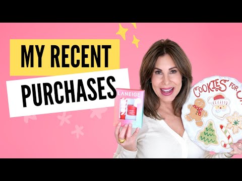 My Recent Purchases | Christmas Gifts and New Hair Products