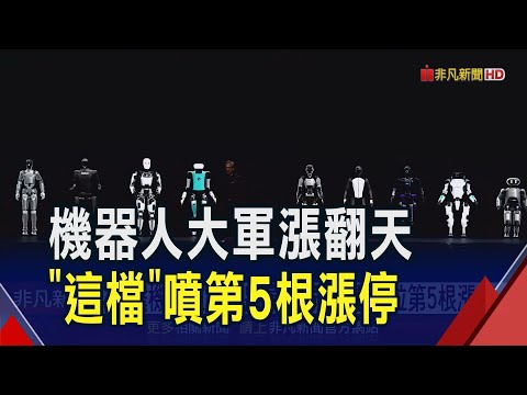 輝達秘密武器要來了!冠西電連噴5根漲停 機器人大軍漲翻天｜非凡財經新聞｜20241224