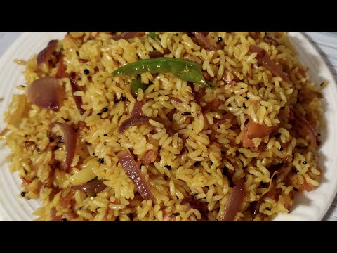 Simple & Easy Weight loss Tomato Brown Rice recipe | Quick breakfast recipe