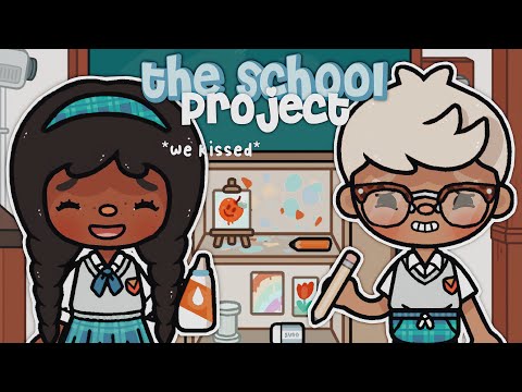 The School Project 👩🏽‍🏫 *we kissed* (EP.2) | *with voices* | Toca Life World Roleplay