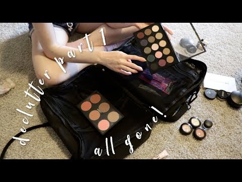 Throwing Out 90% Of My Makeup!! | Declutter Vlog #29 | Freelance Kit