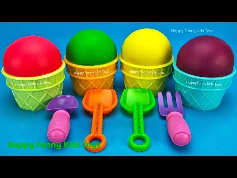 Play Doh Ice Cream Cups Surprise Toys Kinder Egg Disney Princess Chupa Chups Yowie Rumble Animal Jam