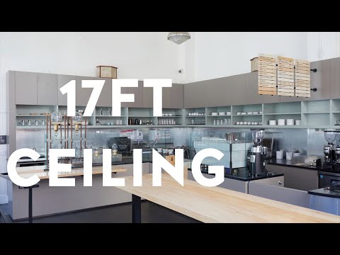 17ft Ceiling - Blue Bottle Espresso