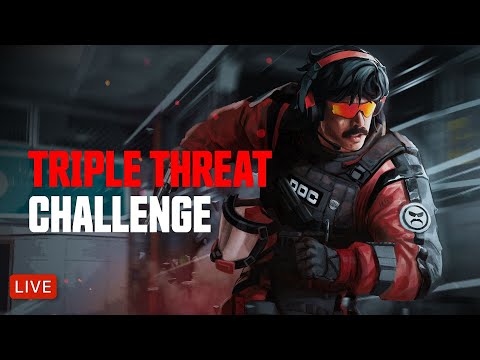 🔴LIVE - DR DISRESPECT - TRIPLE THREAT CHALLENGE WITH TIMTHETATMAN