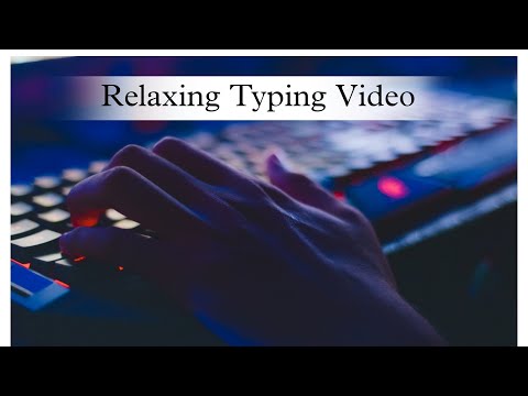 The Best Typing Satisfying ASMR Relaxing Video For Sleep ( Wait For End )