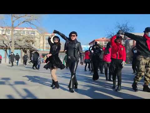 陶然亭北门水兵舞，舞步新颖好看,square dance, dance, pop music, aerobics