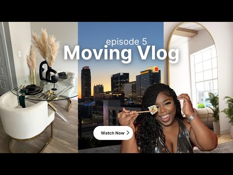 MOVING VLOG ep5 | decorating my dining room + ordering living room couch + small apartment updates