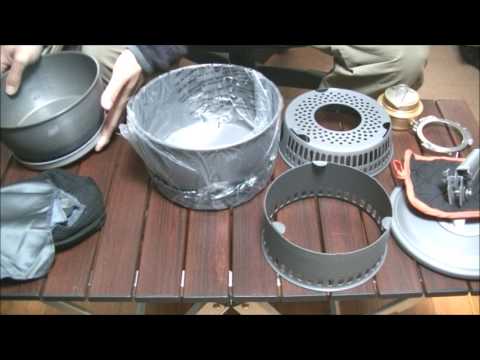 エスビット アルミクックセット  CS2350WN　VS　 トランギアストームクッカーS　esbit  Lightweight Cook Set VS trangia Stove Kit