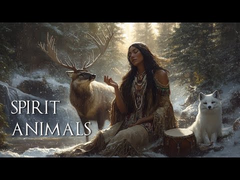 Spirit Animals - Meditate and Soothing Relaxation with Native American Flute Music