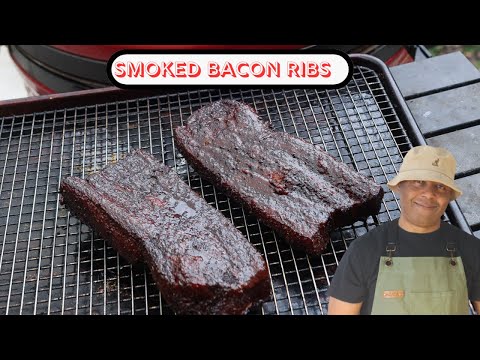 How To Make Delicious Smoked Pork Belly Ribs (aka Bacon Ribs) | Easy Pork Belly Recipe