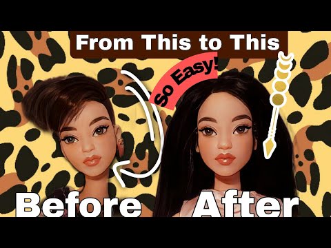 Easy Barbie DOLL HAIR replacement Method- Viewer Inspired