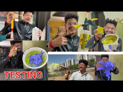 Testing Diffrent types of Holi Items Stash 😍 2023 New Holi Unique Stash Testing