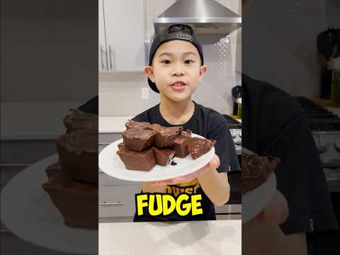 Delicious Chocolate Fudge 🍫 Homemade Snacks! #shorts #food #kavenadventures