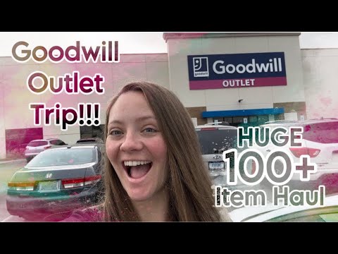 Come To The Goodwill Outlet With Me!!! + HUGEEE Haul 😃